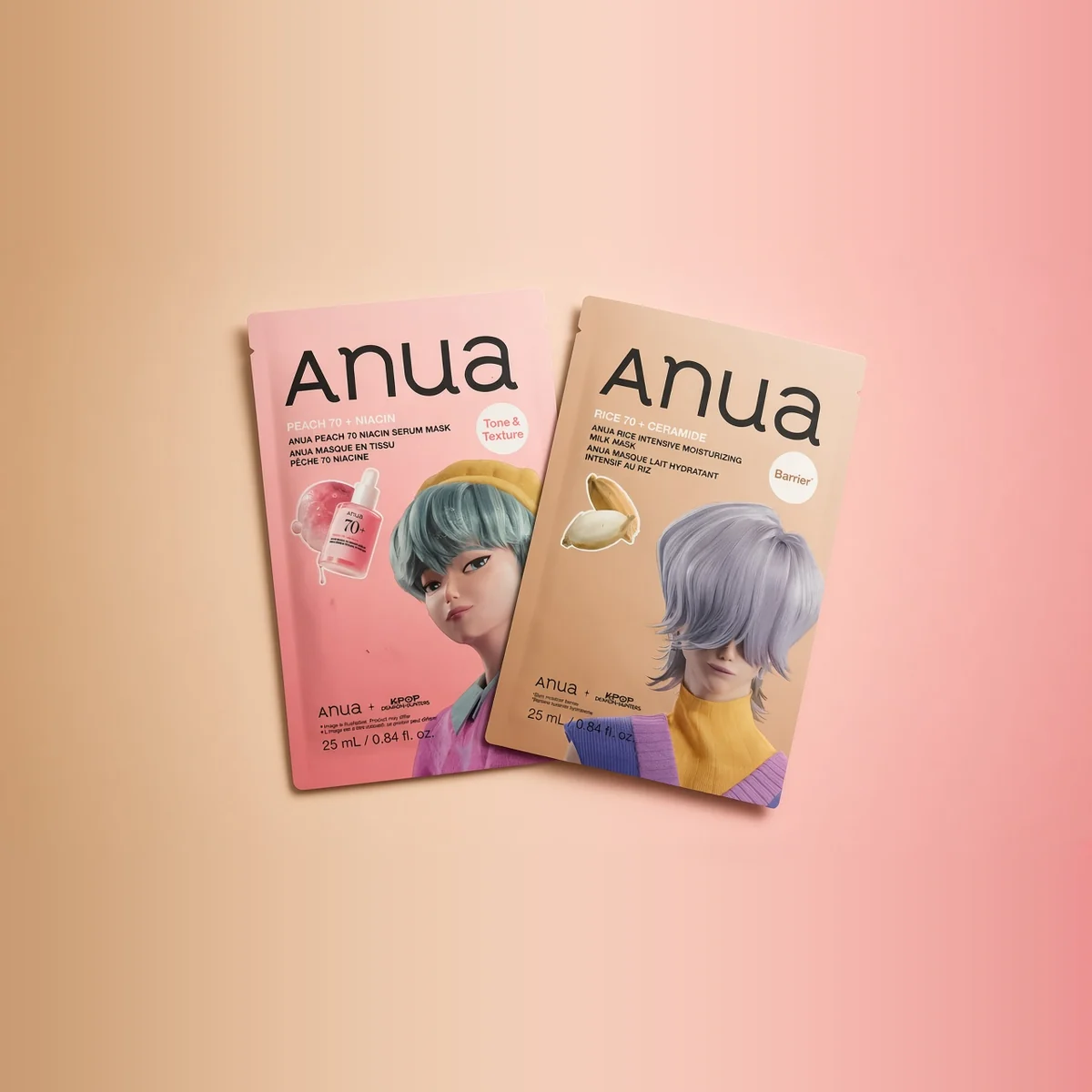 Anua sheet masks